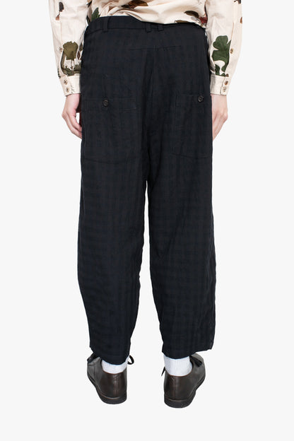 Black Check Loses Pant