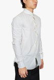 S-051 White Crash seam shirt