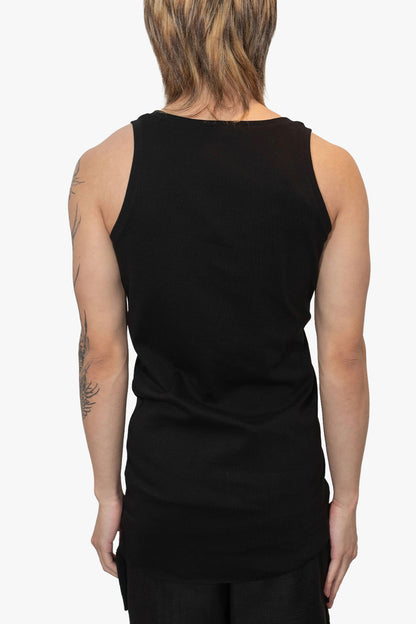 Asymmetrical RIB Tank top