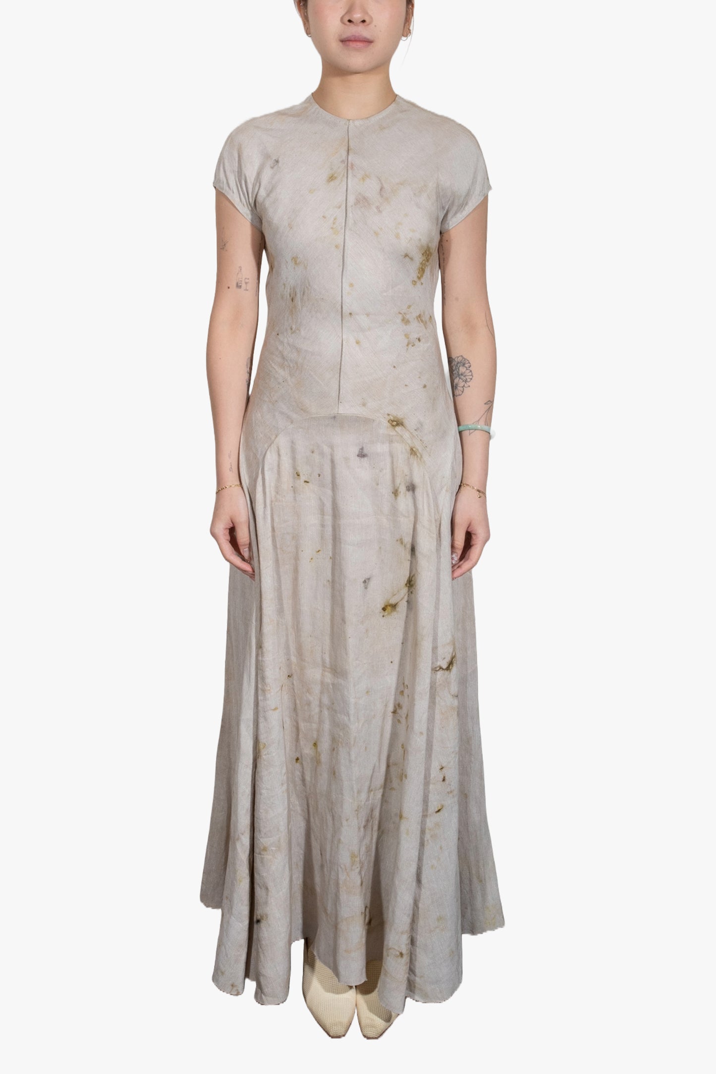 Linen dyed dress