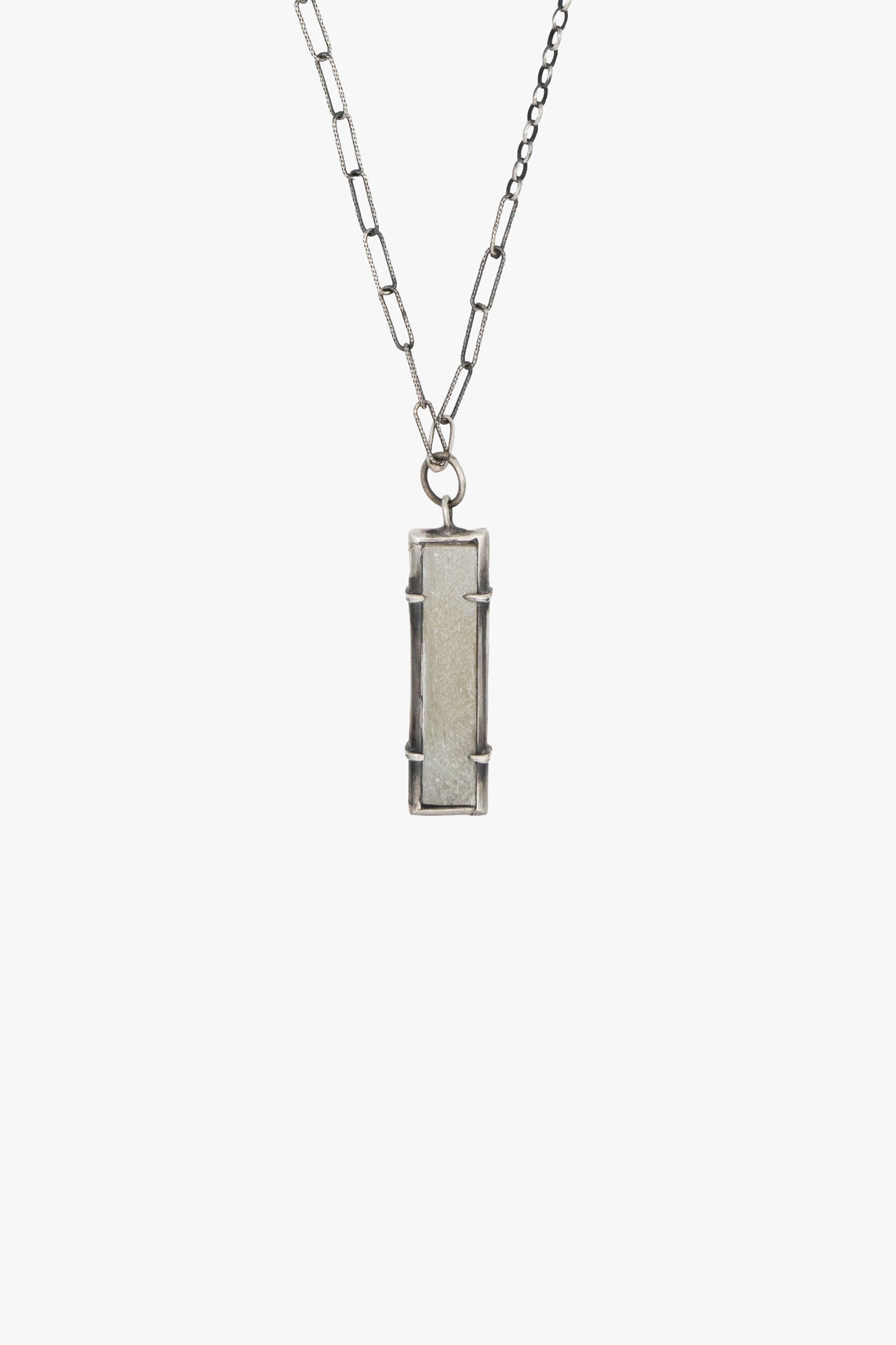 NX01 Rectangle selininite pendant