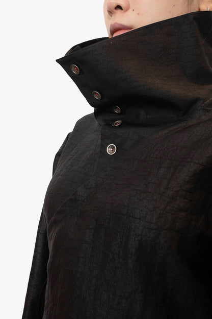 High collar fold shirt