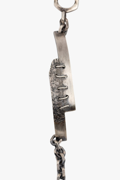 BX22 silver bracelet  stone