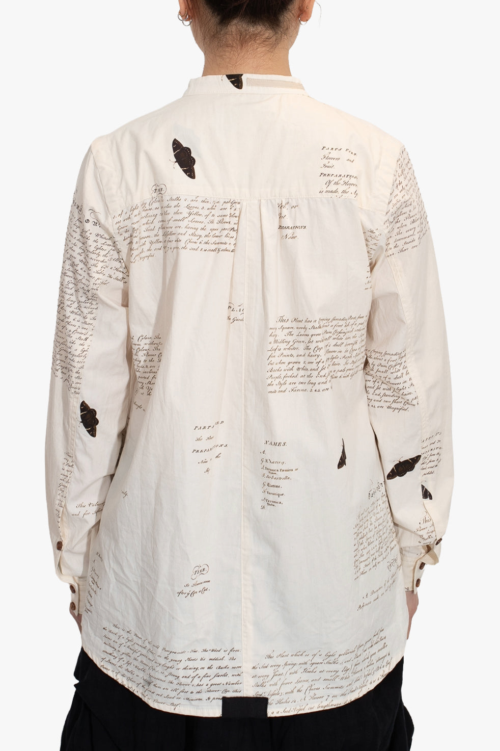 Herbarium Notes Workers Bow Shirt