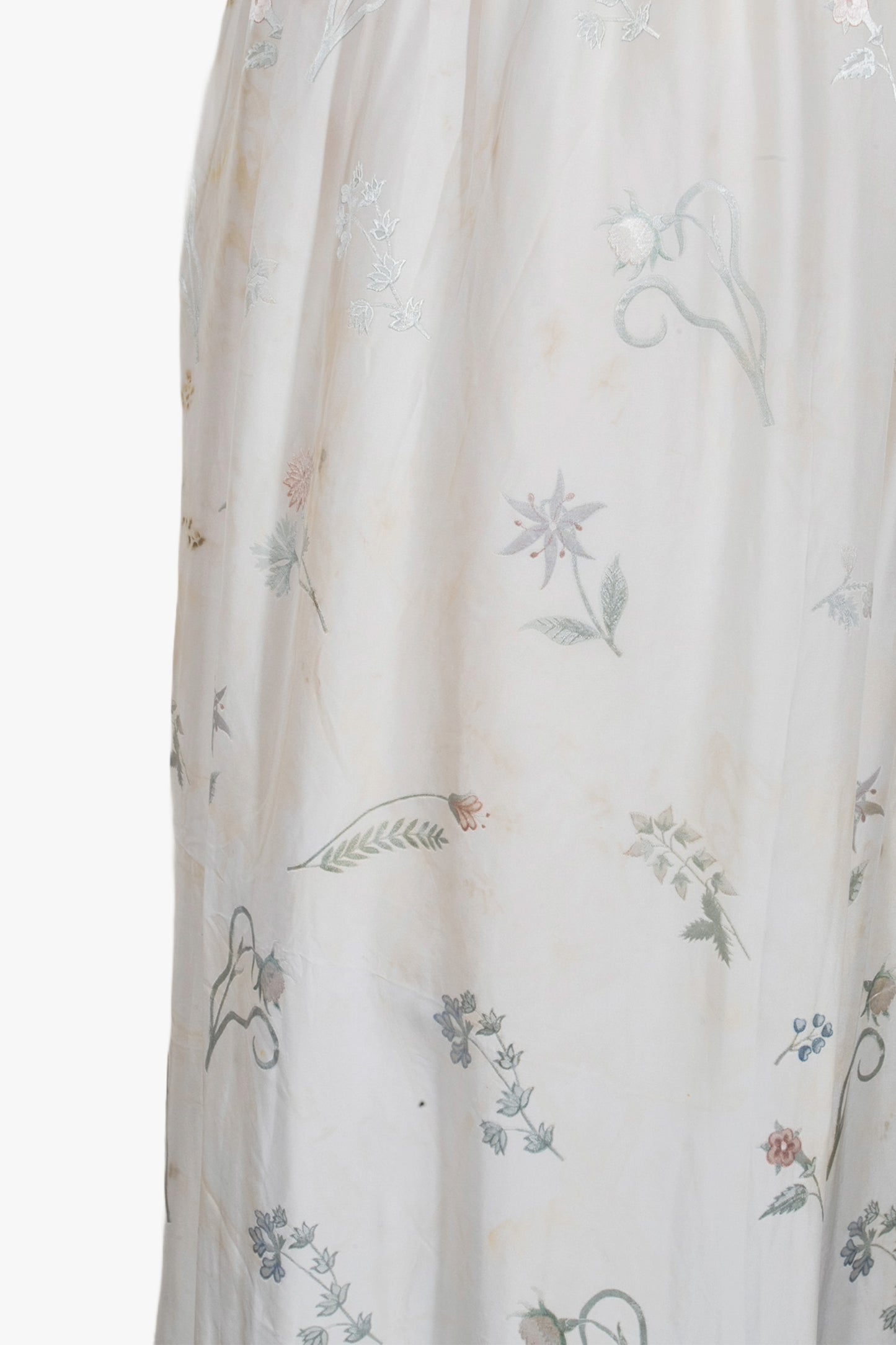 Hoary skirt with slit