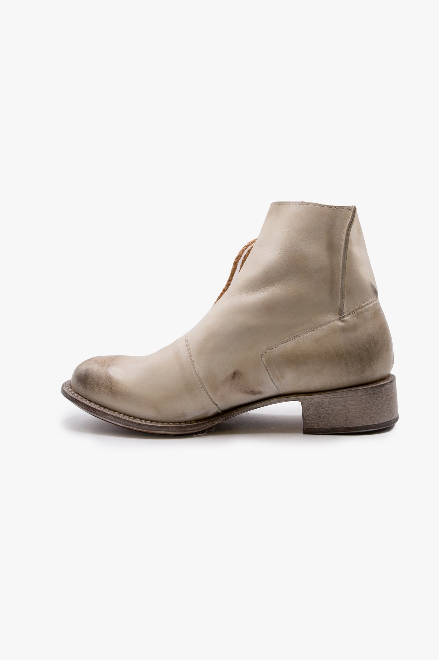Asymmetric factory boots