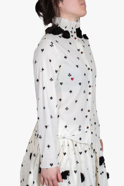 QUATRE RUFFLE COLLAR SHIRT