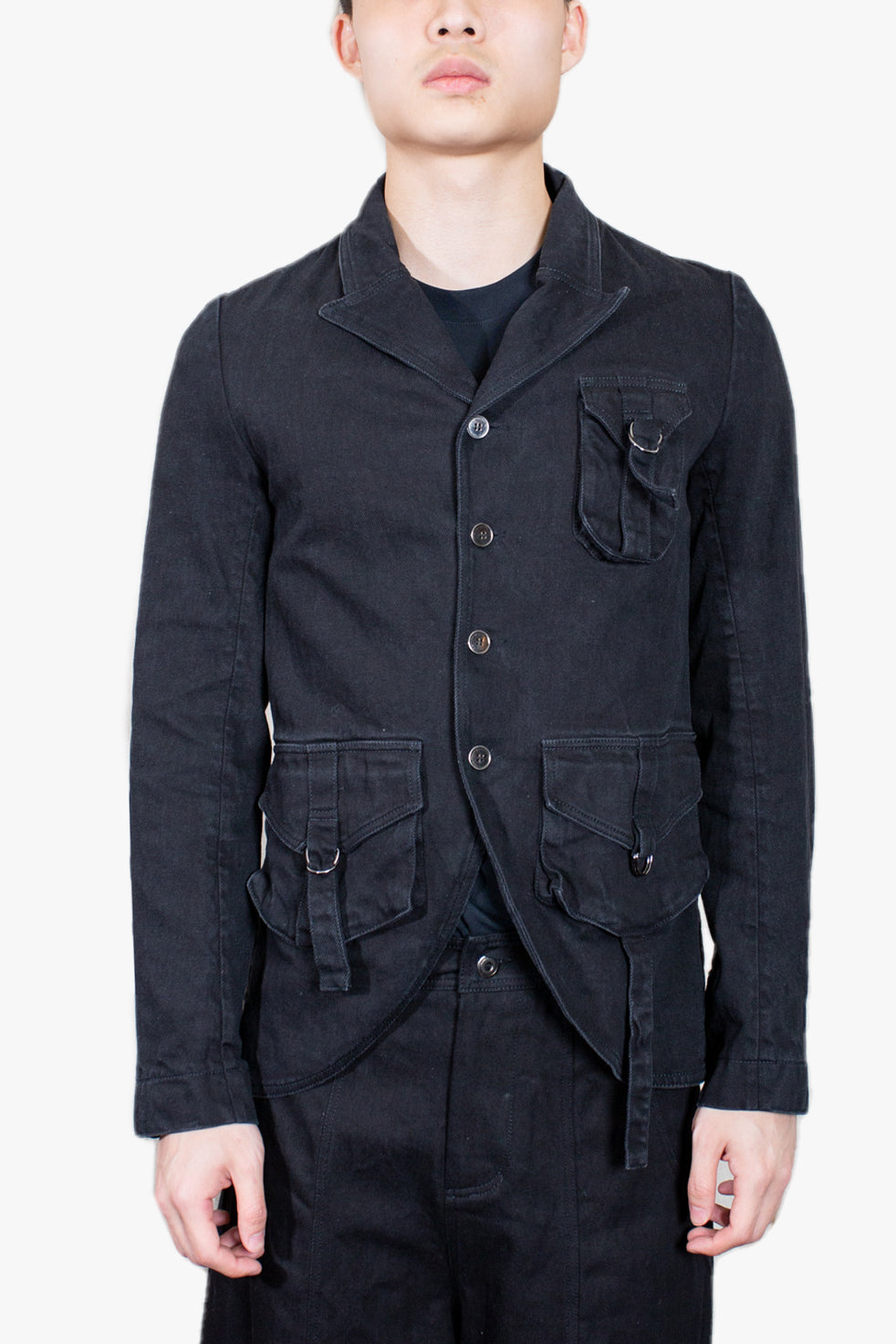 Denim Pocketed Jacket