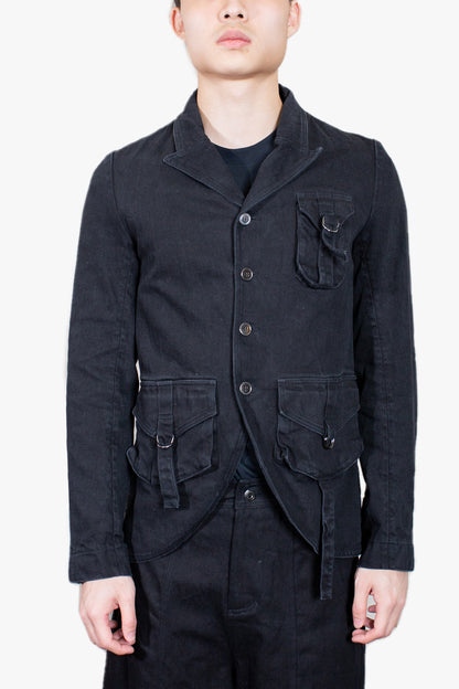 Denim Pocketed Jacket
