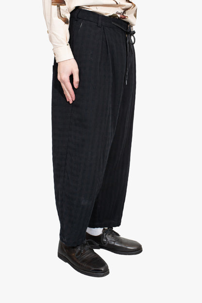 Black Check Loses Pant