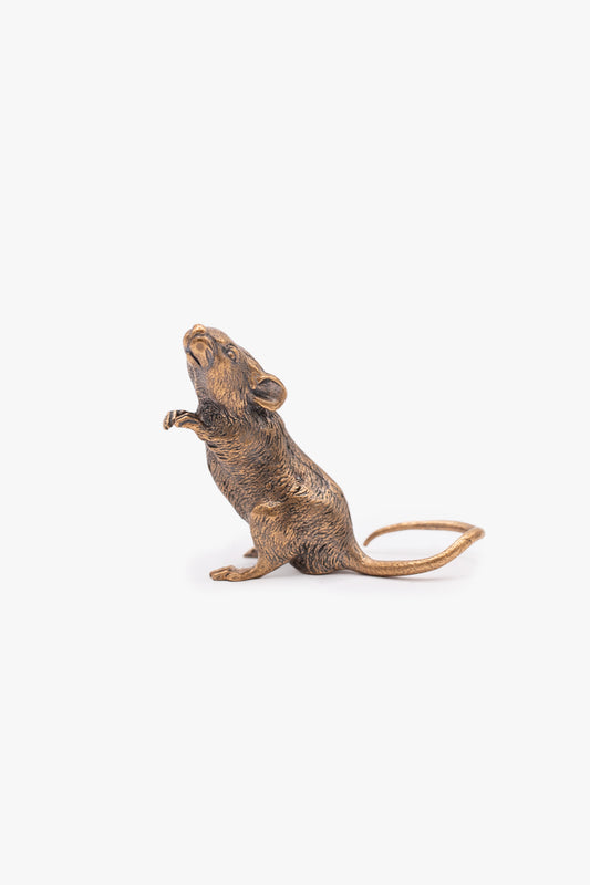 MOUSE SILVER BRASS