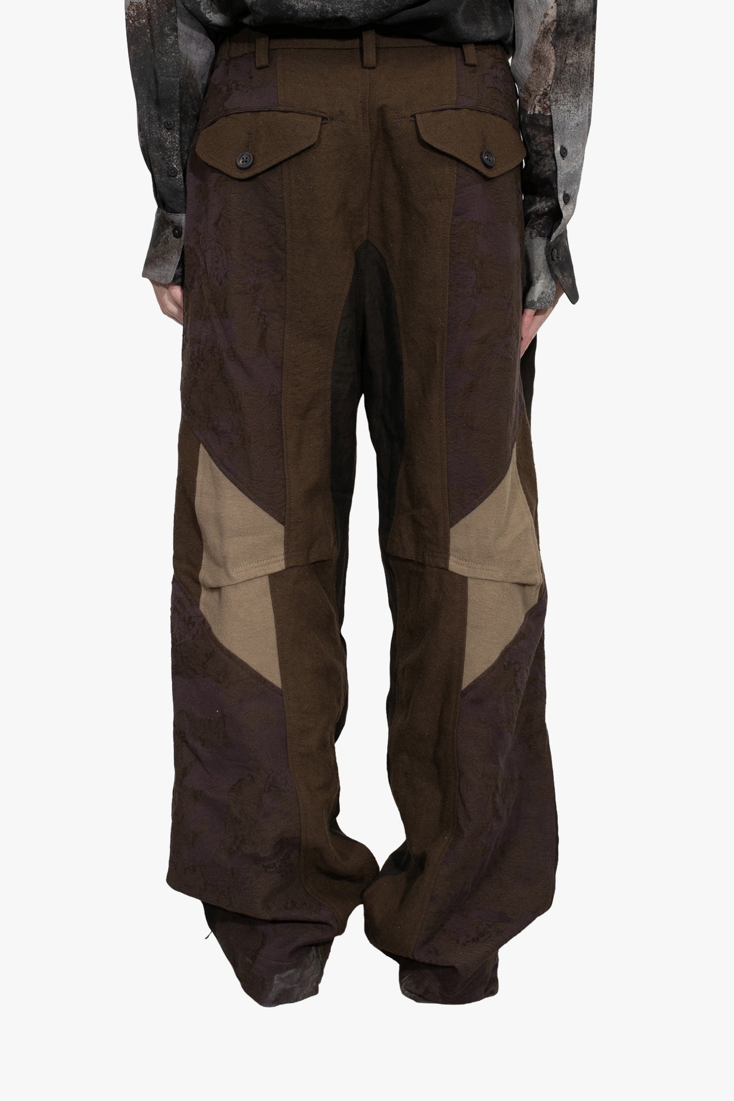 OM2530541- heavy patchwork trousers