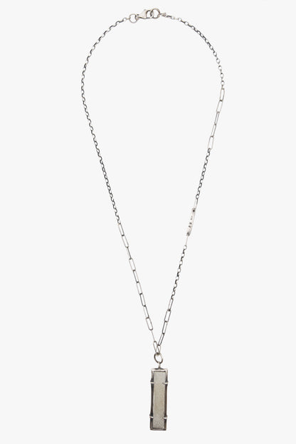 NX01 Rectangle selininite pendant