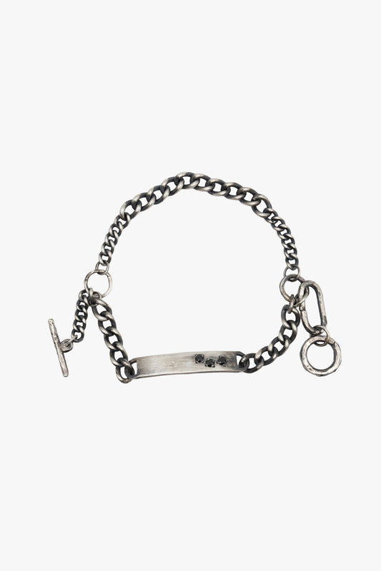 BX21 double chain ID Tag  bracelet