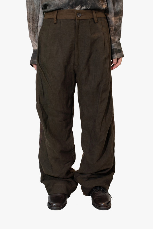 OM2530541- heavy patchwork trousers