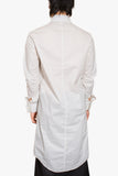 S-189LONGSLEEVE LONG SHIRT WITH DOUBLE BUTTONSTAND & CUFF