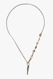 NX10 square labradorite bead necklace