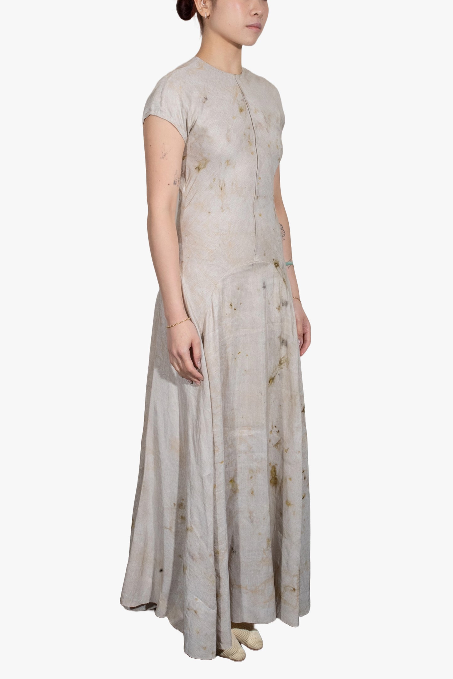 Linen dyed dress