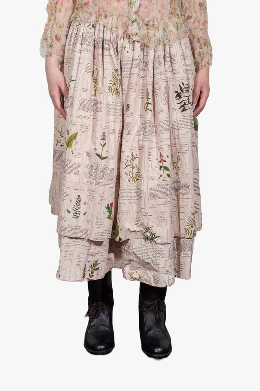 DOUBLE LAYER WINTER HERBARIUM SKIRT
