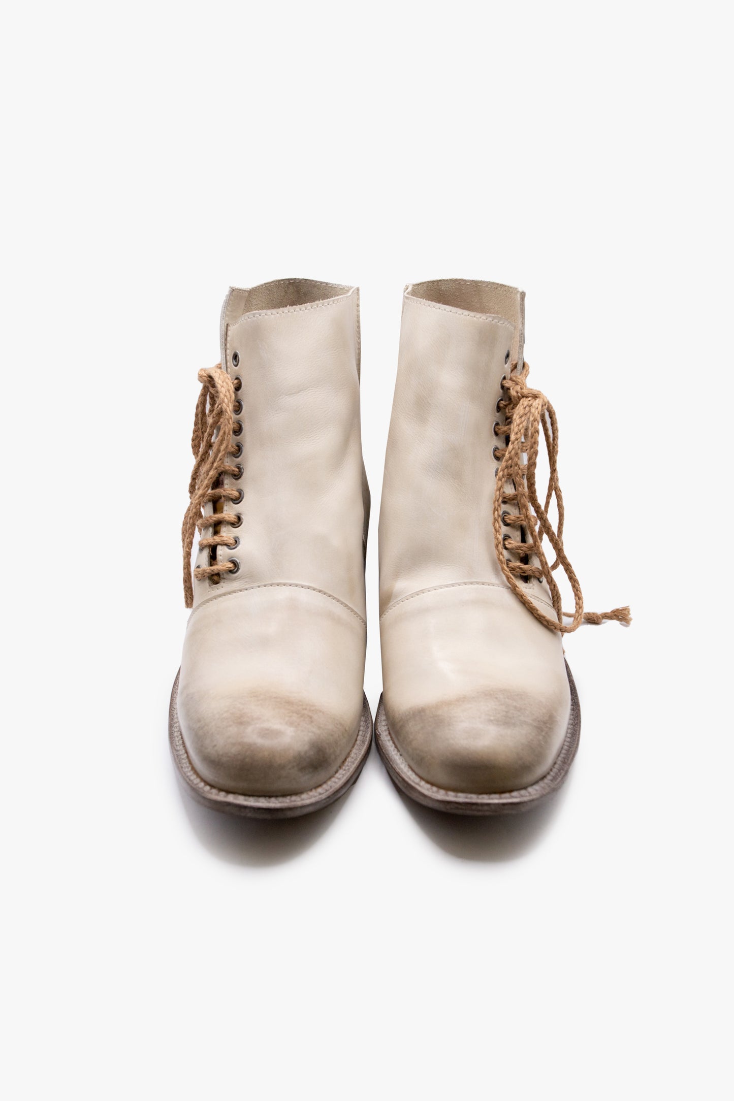 Asymmetric factory boots