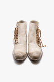 Asymmetric factory boots