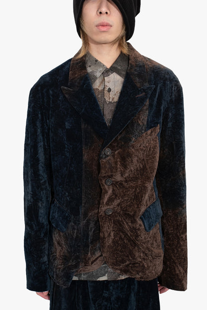 OM2530918- Lapel collar three button blazer