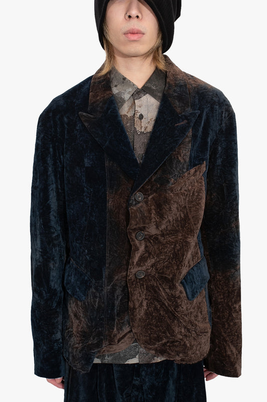 OM2530918- Lapel collar three button blazer