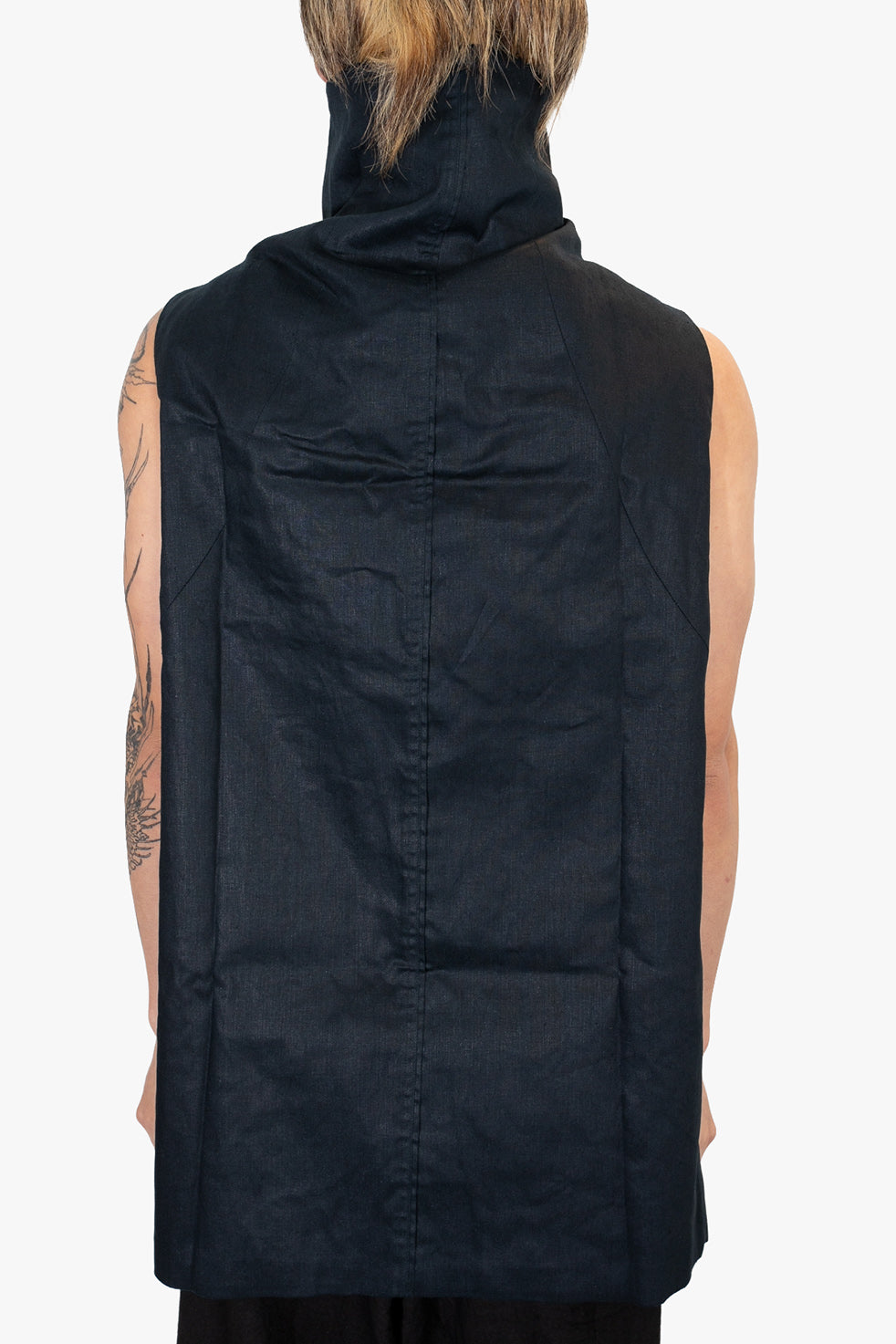 Uncertainty high collar sleeves jacket