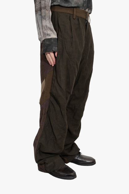 OM2530541- heavy patchwork trousers