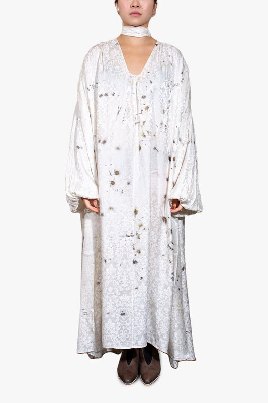 Long sleeve dress with Silk