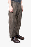 Pleated Striped Trousers
