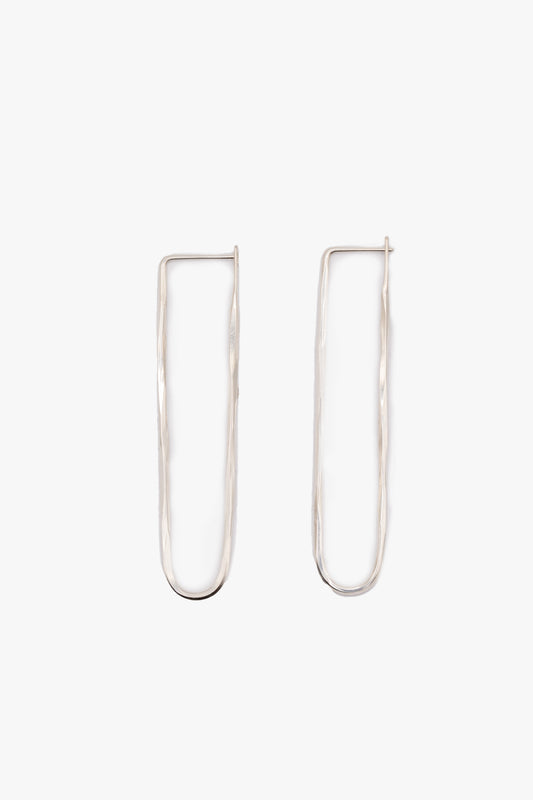 Earring loop harmmered fine