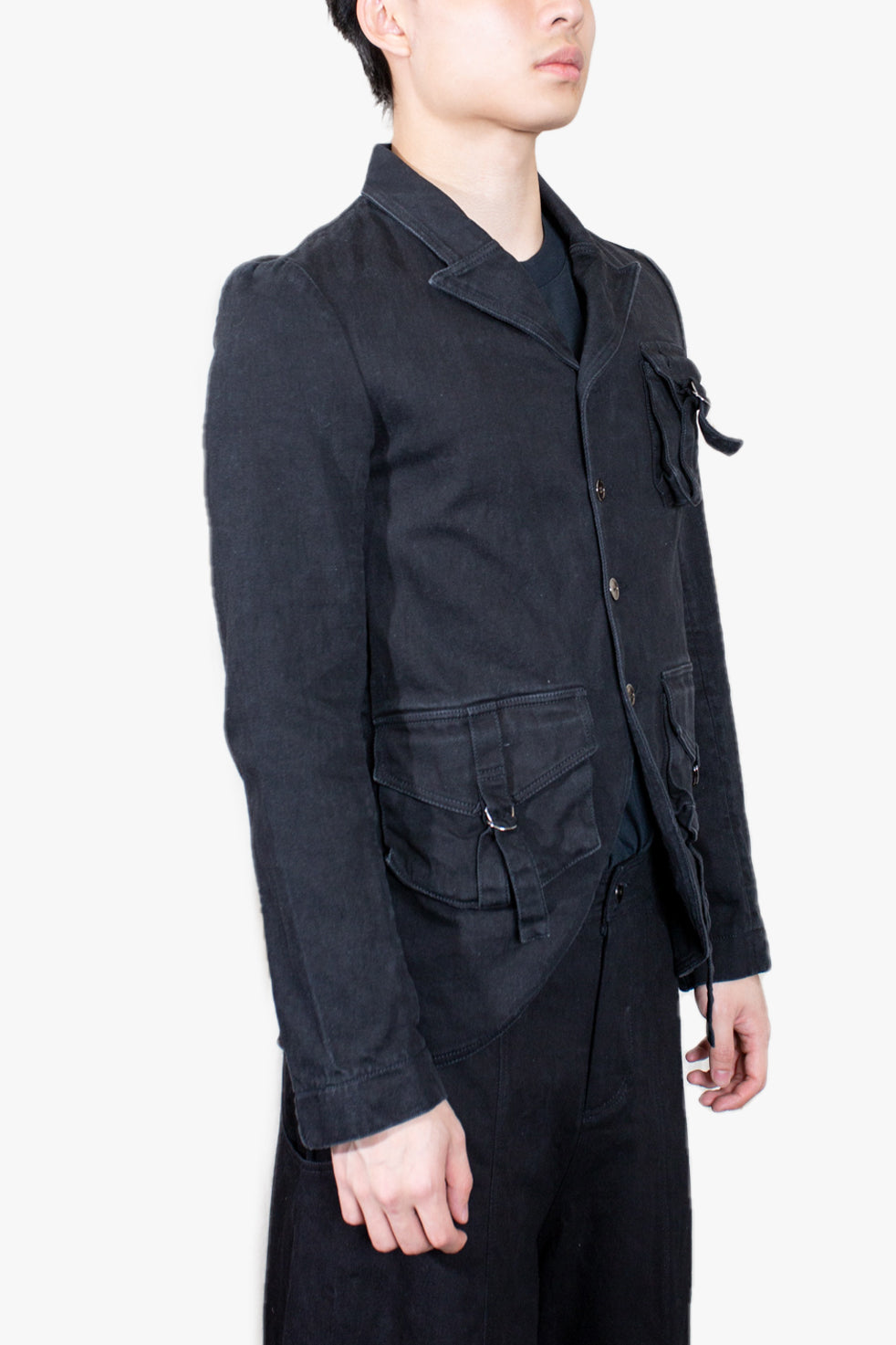 Denim Pocketed Jacket