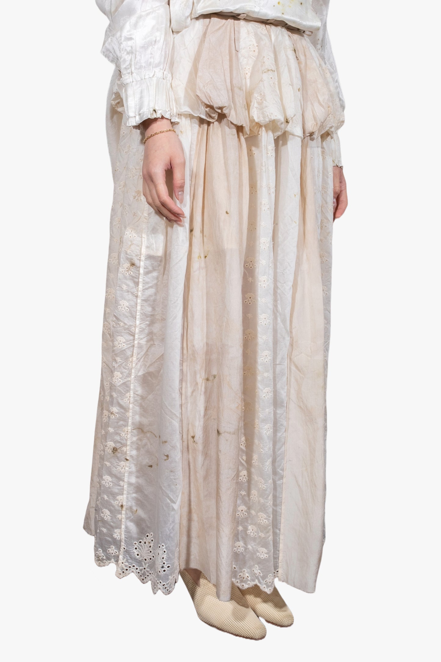 Hoary layered skirt