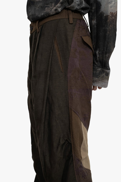 OM2530541- heavy patchwork trousers