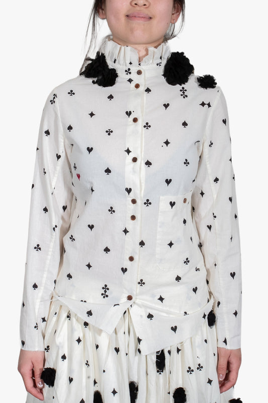 QUATRE RUFFLE COLLAR SHIRT