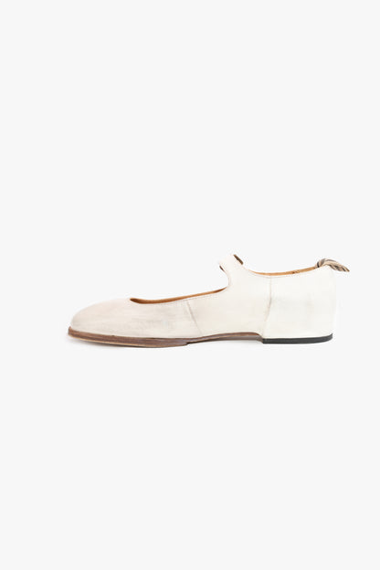 Cow Leather Flat Shoes