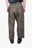 Pleated Striped Trousers