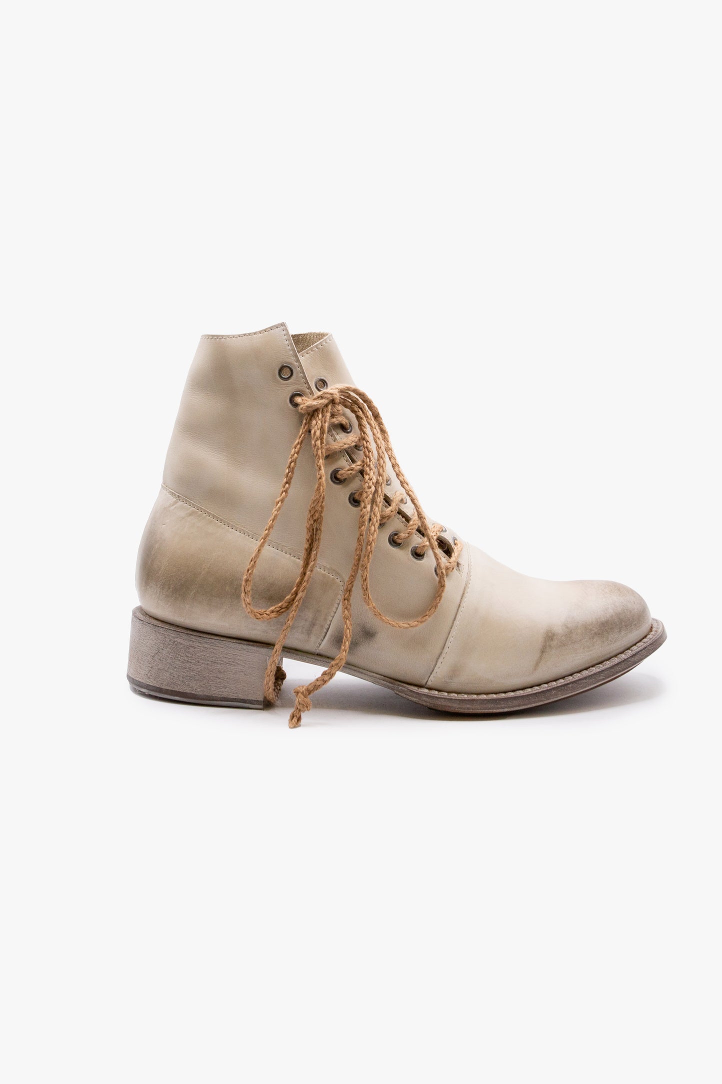Asymmetric factory boots