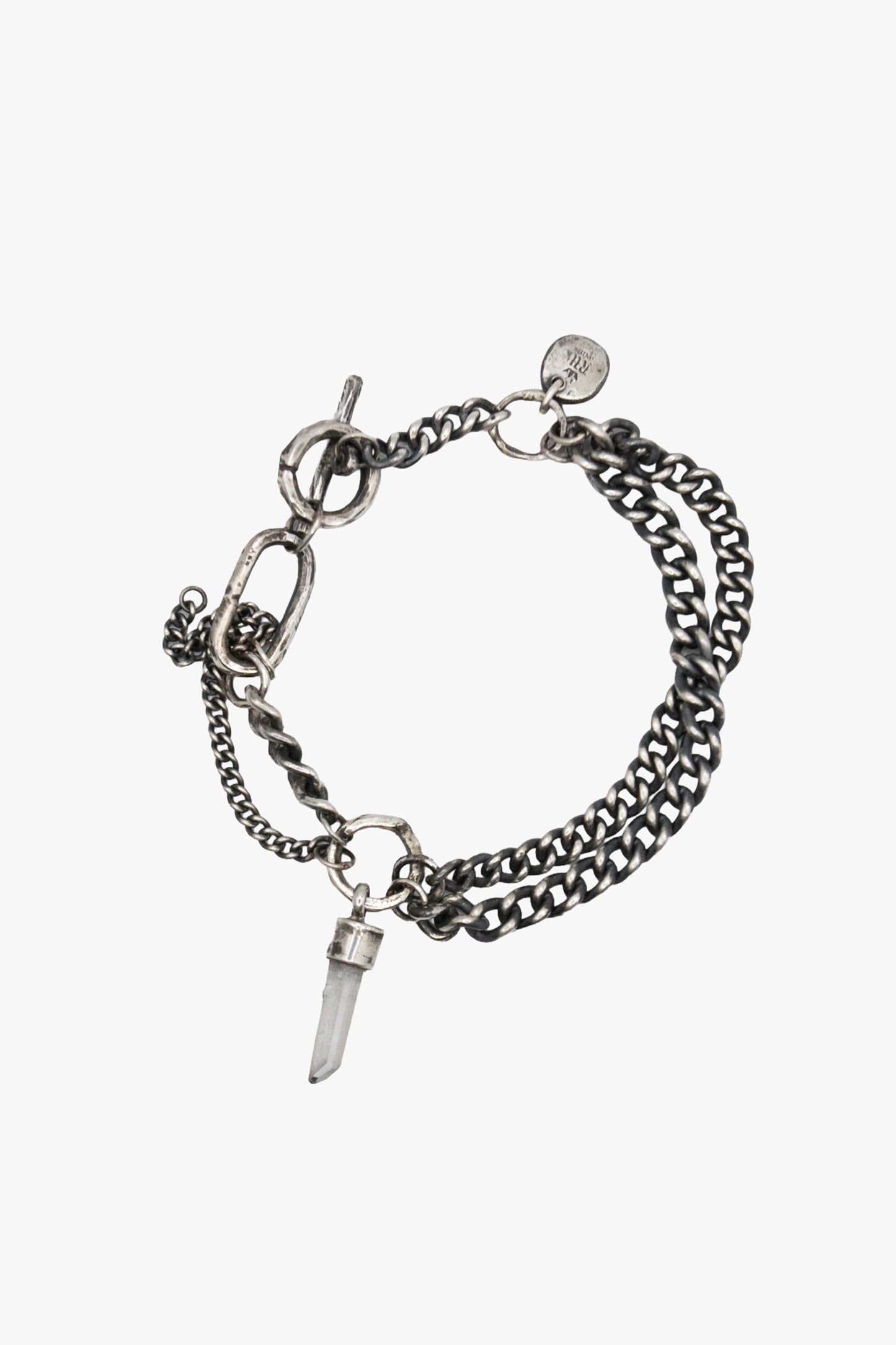 BX18 Double chain + quartz  bracelet