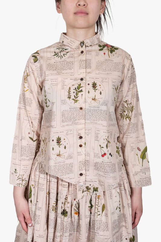WINTER HERBARIUM CROP SHIRT