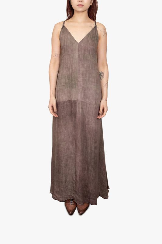 V-neck halter dress