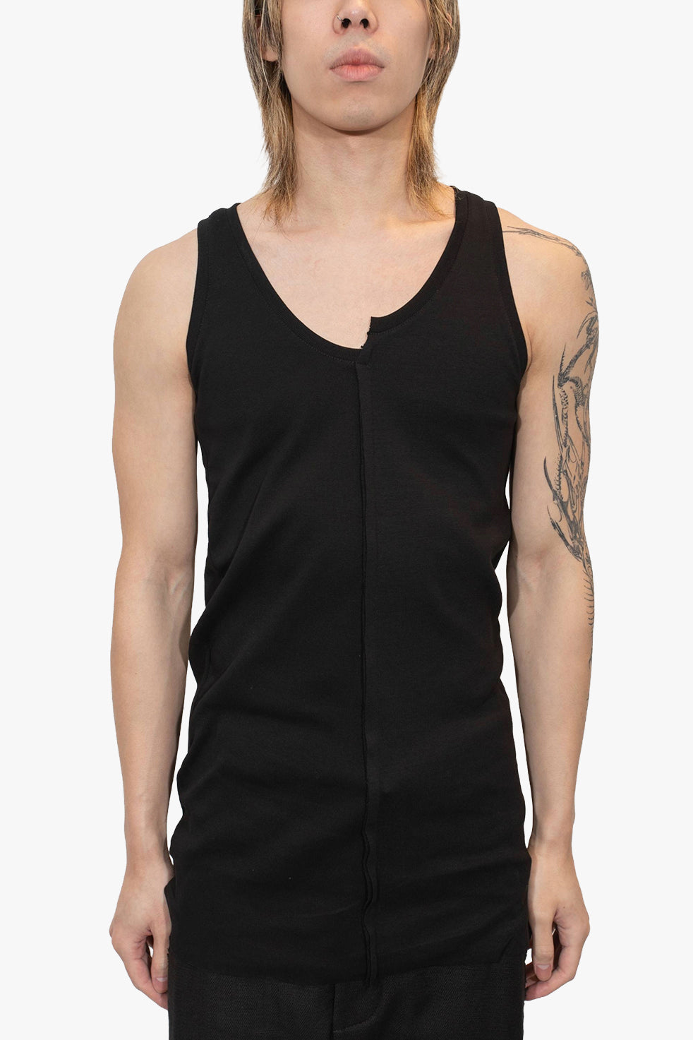 Asymmetrical RIB Tank top