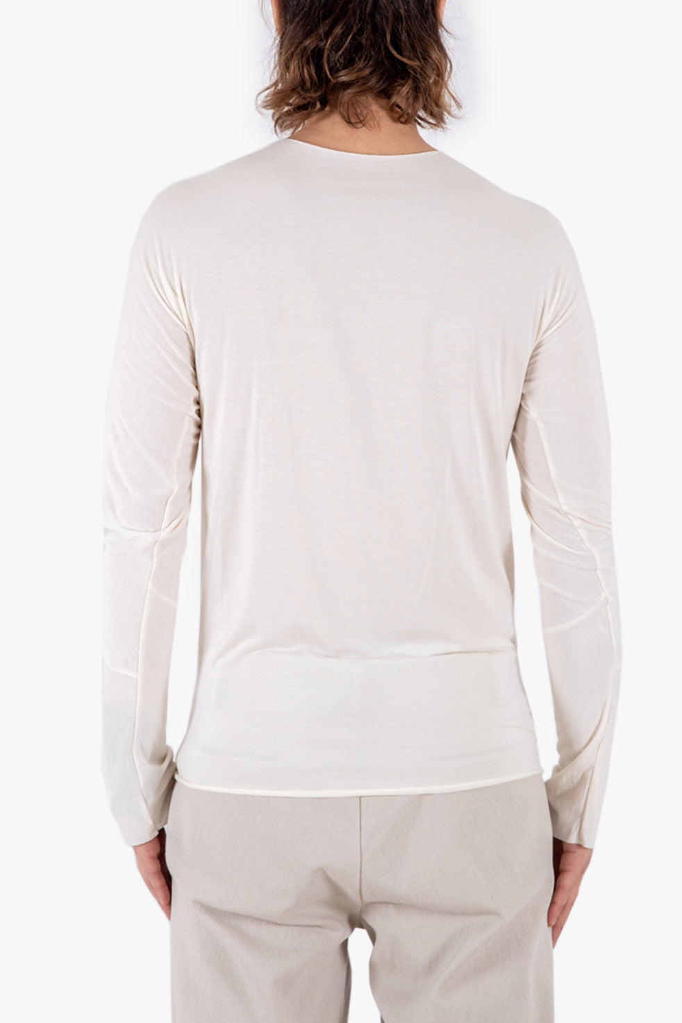 One piece long sleeve T-shirt WHITE
