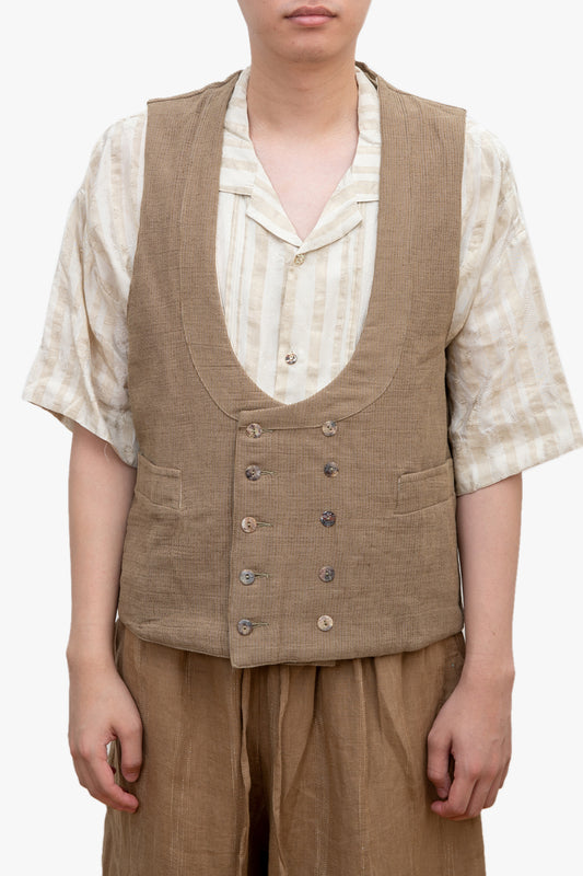 Brown-green Vest