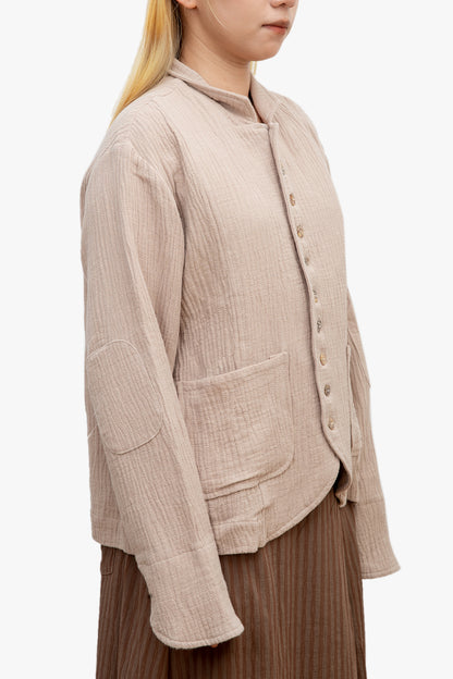 Le CIKARI layer-gauze blazer