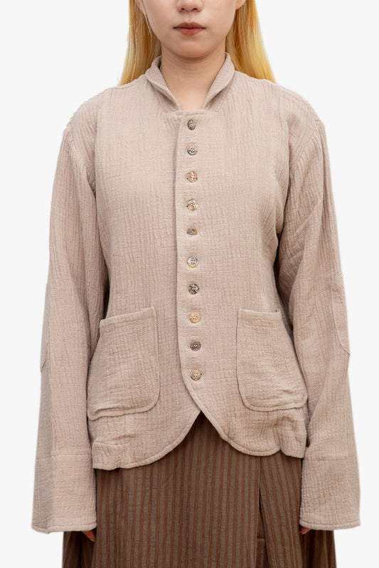 Le CIKARI layer-gauze blazer