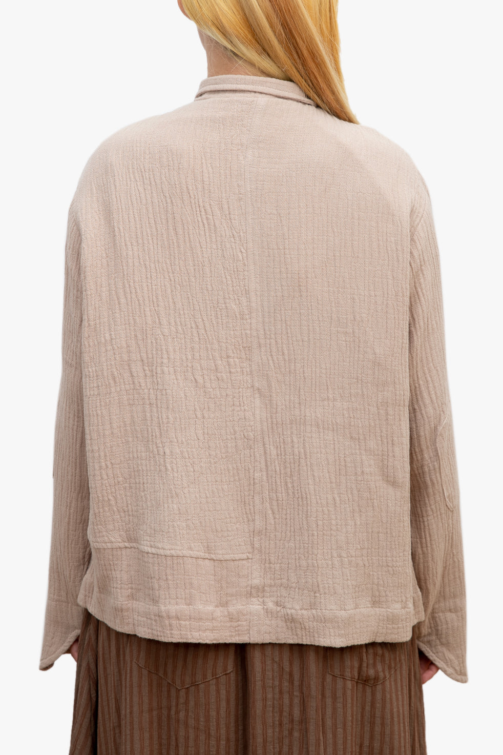 Le CIKARI layer-gauze blazer