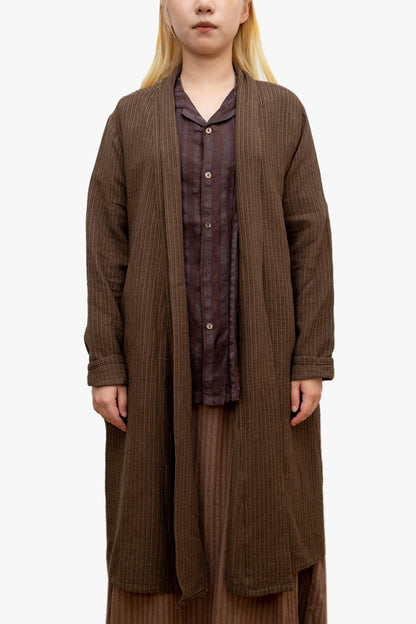 Le Zushi striped long coat