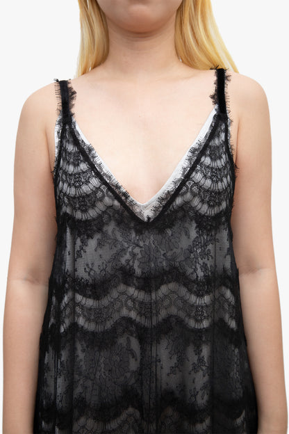 LACE EVENING DRESS
